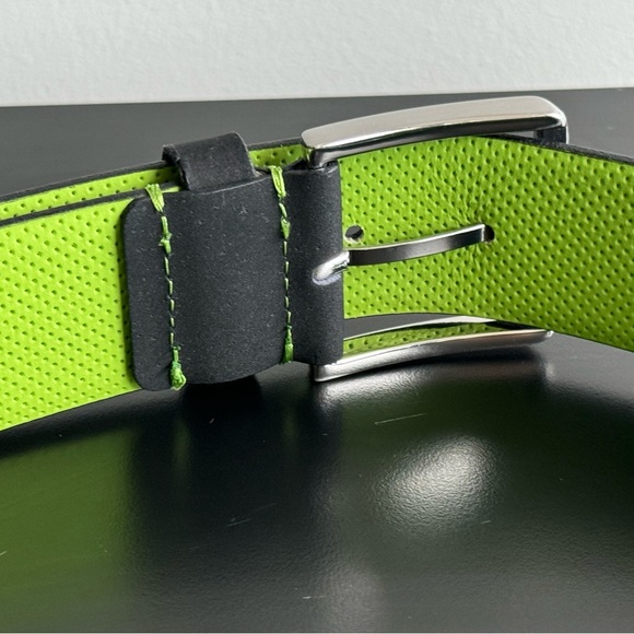 Hugo Boss leather belt, men, size 32” - Picture 9 of 10